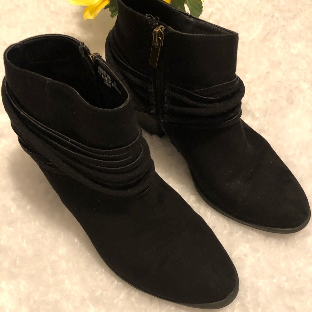 Women’s black ankle boots